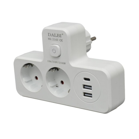 Dublu Stecher Multifunctional cu 2 x Usb QC3.0 - 1PD 20W si Lumina de Veghe - Img 4