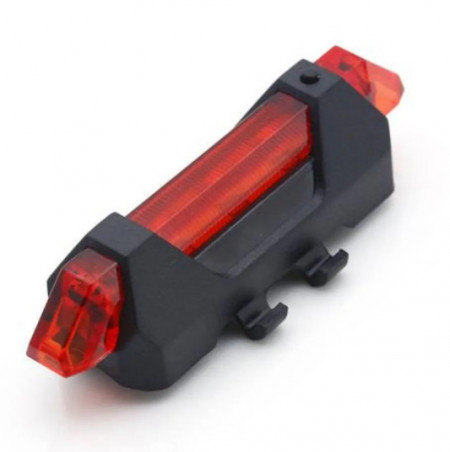 Far si stop 5 led, reincarcabile USB, 3 moduri luminare - Img 2