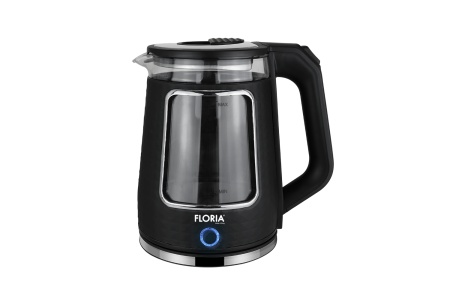 Fierbator Floria ZLN9822, Capacitate 1.8L, Baza rotativa 360°, Oprire automata/manuala, Indicator luminos, 1800W