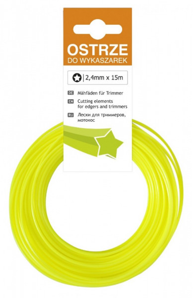 Fir taietor trimmer 15m - 3mm (sectiune stea) (MC)