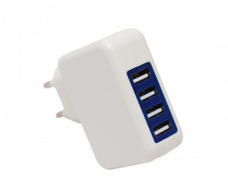 Incarcator retea 220V 4 x USB - 3,1A