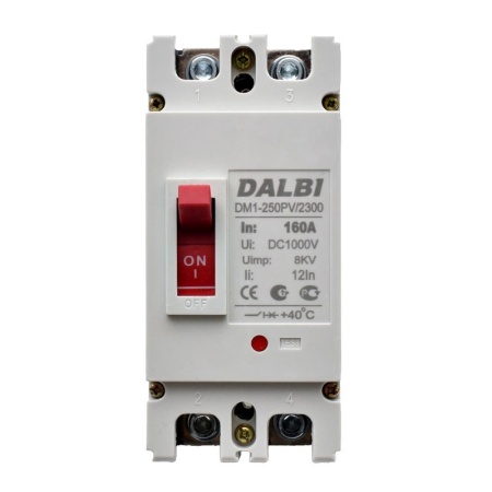 Intrerupator de Circuit Solar MCCB 2P-160A / 1000V DC - Img 5