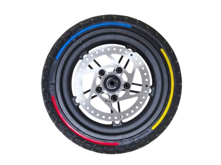 Janta cu disc frana si cauciuc solid plin trotineta 8.5x2-6.1 - Img 2