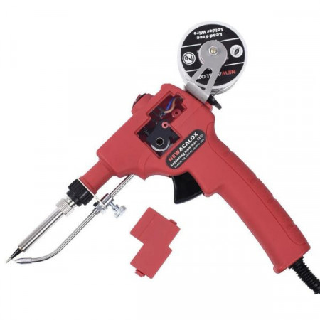Kit pistol de lipit, lipire automată cu o singură mână, cu temperatură reglabilă - Img 3