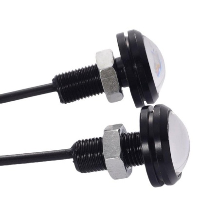 LED auto 18mm / 12V - 9W - alb, rosu, albastru, verde, mov, galben (set 2 buc) - Img 3