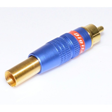 Mufa RCA Tata gold-albastru cu arc - Img 2