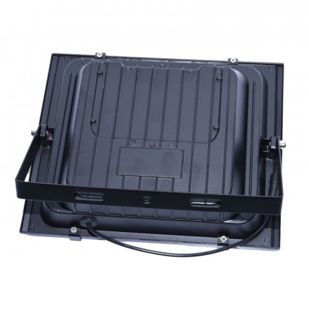 Proiector cu panou solar, senzor de lumina si telecomanda 100W - Img 4