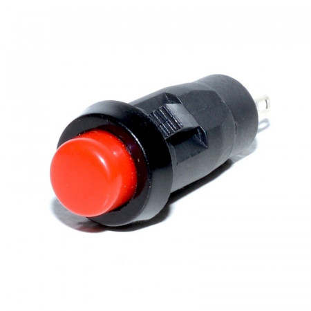 Push buton rosu cu retinere 12x32 mm - Img 2