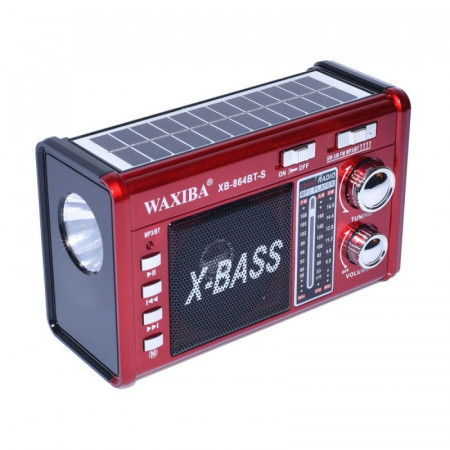 Radio XB-864 cu panou solar si lanterna