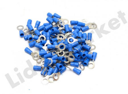 Set 100 papuci electrici cu gaura RV2-4mm
