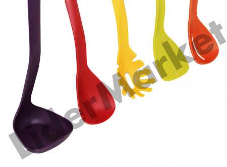 Set 5 ustensile de bucatarie cu maner magnetic
