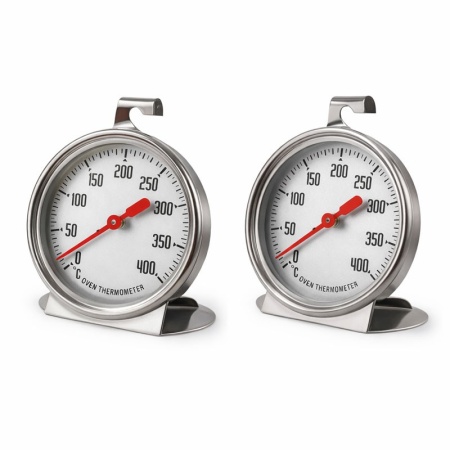 Termometru Metalic Analog pentru Cuptor 0–400 grade Celsius – Masurare Temperatura Aer - Img 3
