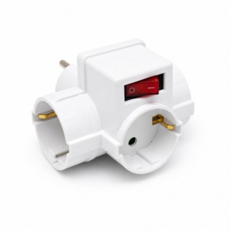 Triplu Stecher 3 Prize Compact 16A 250V cu Intrerupator si Protectie Copii - Img 4