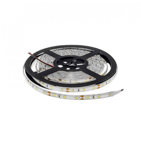 BANDA LED 3528 - 60LED/M EXTERIOR-SILICON, DC 12V 4,8W/ML, 5M/ROLA ALB-CALD - Img 4