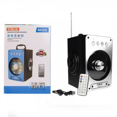 Boxa Cu Bluetooth,Usb,Card Micro Sd,FM Radio, AUX, MK-619BT - Img 5