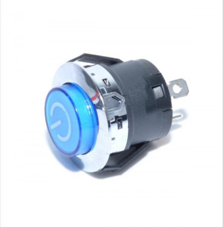 Buton prin apasare ,dimensiuni 22 x32mm ,tensiune alimentare 24v ,lumina Led ,culori -verde ,rosu ,albastru
