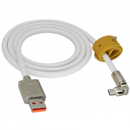 Cablu Super Fast 120W Usb Tip C - Alb/Negru CA-8833 - Img 2