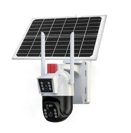 Cameră de Supraveghere AI Solar SPM-T Series V380 Pro, 4K, Wi-Fi, 360°, Night Vision (model t12-4g)
