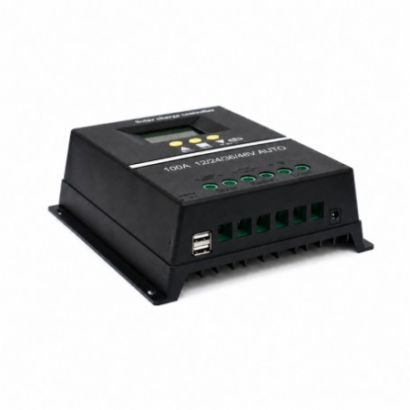 Controler Incarcare Solara PWM 100A, 12/24/36/48V Auto, LCD si 2 USB - Img 4