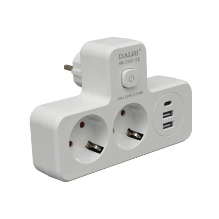 Dublu Stecher Multifunctional cu 2 x Usb QC3.0 - 1PD 20W si Lumina de Veghe - Img 2