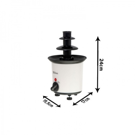 Fantana de ciocolata Zilan ZLN2144 alba - 30W, 200ml, cu accesorii incluse - Img 2