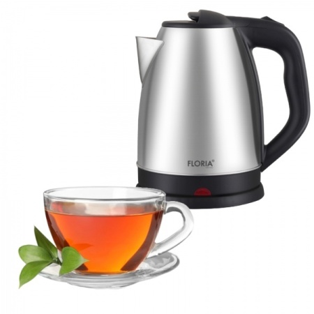 Fierbator electric Floria ZLN4902, 2L, 1500W, indicator luminos, auto-oprire, gri - Img 2