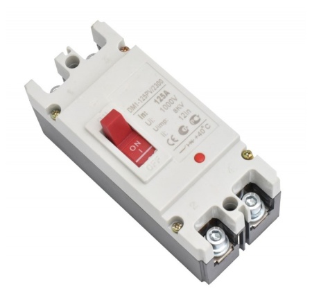 Intrerupator de circuit solar MCCB 2P-125A / 1000V DC - Img 3