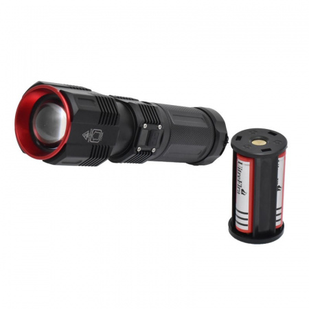 Lanterna profesionala cu lumina laser LED si display SY-2211 - Img 2