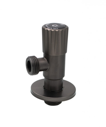 Robinet coltar inox fumuriu mat 1/2x3/4"