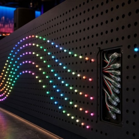Set 50 Module LED Pixel RGB Adresabile, 12V, IP65, Control WS2811 - Img 3