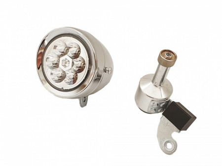 Set clasic de far LED si dinam