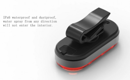 Stop Oval COB LED, reincarcabil USB, negru - Img 3