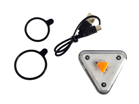 Stop triunghi LED cu acumulator intern si incarcare USB