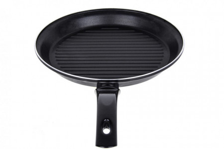 Tigaie aluminiu grill rotunda 28 cm