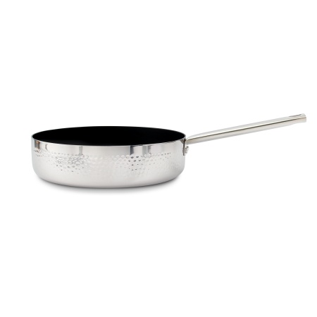 Tigaie inalta Zilan ZLN1337 din otel inoxidabil, 1.5L, Diametru 24 cm, Maner nituit, Maner din inox