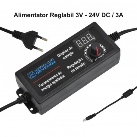 ALIMENTATOR REGLABIL 3V-24V DC / 3A - Img 3