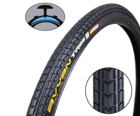 Anvelope bicicleta Avyan 26.1.75 anti antipancer 1 MM - Img 2