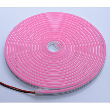 Banda led flexibila 12V 5 metri lumina alb rece, alb cald, roz, verde, albastru, rosu - Img 6