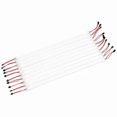 Bara LED COB 12V albastru, 50cm x 10buc/set