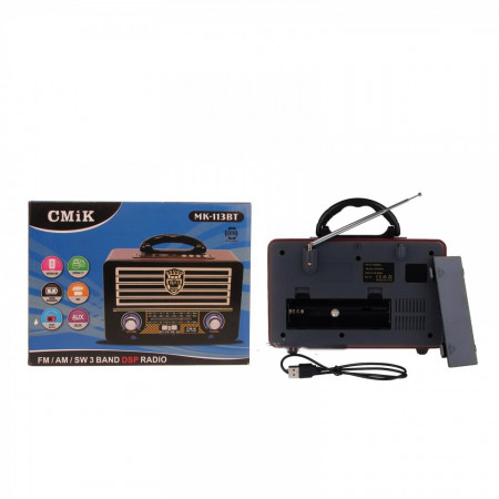 Boxa Cu Bluetooth,Usb,Card Micro Sd,Fm Radio MK-113BT - Img 4