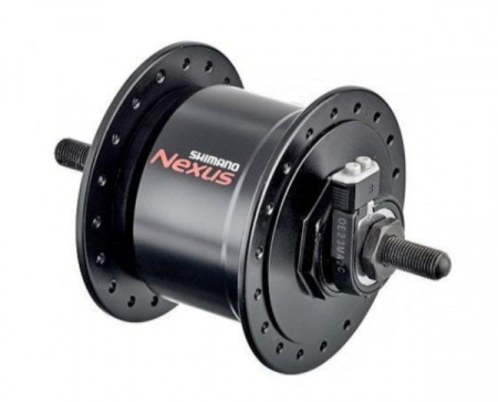 Butuc Fata cu dinam SHIMANO NEXUS 32H DH-C3000-1N-448-716mm 6v -1.5w - Img 2