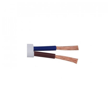 Cablu electric plat alb 2x0,5mm (MYYUP) 100m/rola - Img 3