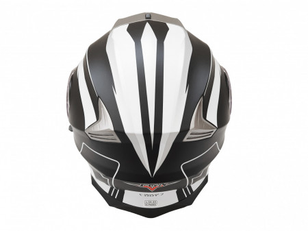 Casca moto FGN flip-up, cu ochelari incorporati, negru + gri mat - Img 4