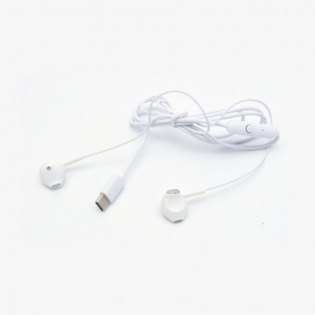 Casti USB-C cu Microfon, Fara Dopuri, Albe sau Negre CY-C20 - Img 5
