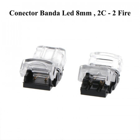 Conector banda LED 8mm 2 pini - Img 2