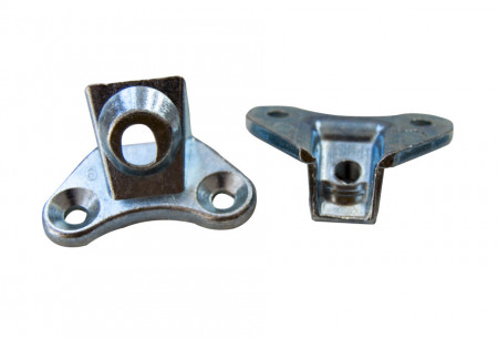 Conector metalic de colt demontabil cu surub