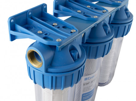 Filtru apa triplu cu carbune/bumbac/sita 3*1&quot;*10&quot; - Img 3