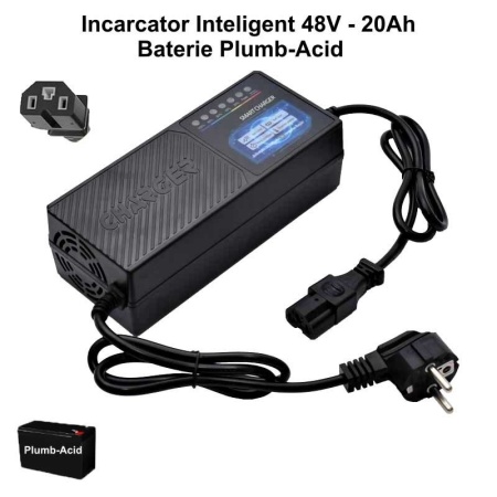 Incarcator electric 48V-20Ah Smart, Plumb-Acid - Img 4