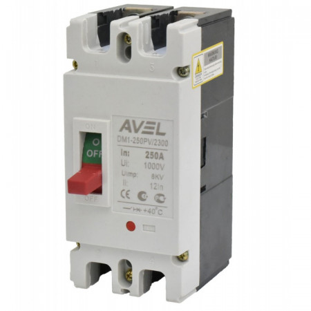 Intrerupator de circuit solar MCCB 2P-250A / 1000V DC - Img 2