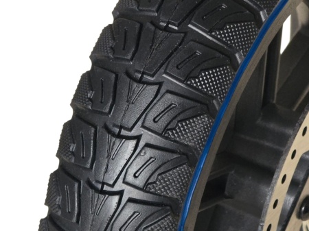 Janta cu disc frana si cauciuc solid plin trotineta 8.5x2-6.1 - Img 5